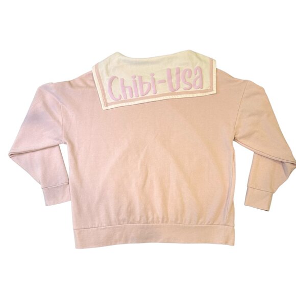 Sailor Moon Chibi-Usa Schoolgirl Collar Girls Sweatshirt Size M - Picture 2 of 4